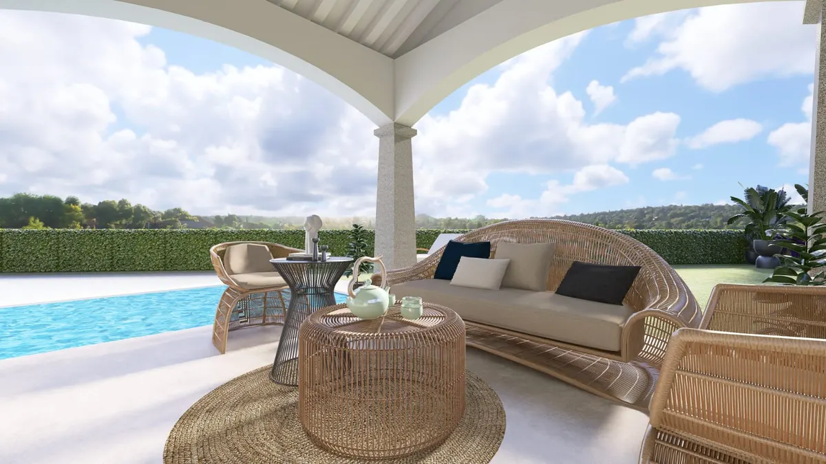 Prestigiosa villa indipendente su due livelli con giardino a Budoni, foto 1